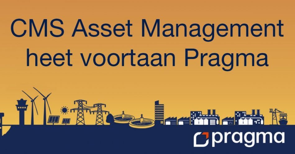 Afbeelding met tekst CMS Asset Management heet voortaan Pragma